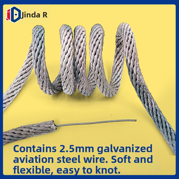 Vonku detská lezecká sieť s bezpečnostným lanom – nylon, závesná šnúrka a pozinkovaný letecký oceľový vodič, Národný štandard, vysoká pevnosť v ťahu, odolnosť voči opotrebeniu a poveternostným vplyvom