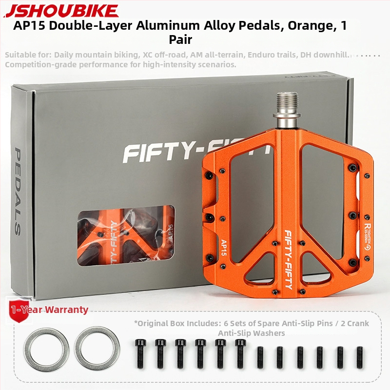 AP15 педали за планински и шосейни велосипеди от алуминиева сплав – ултра леки, антихлъзгащи