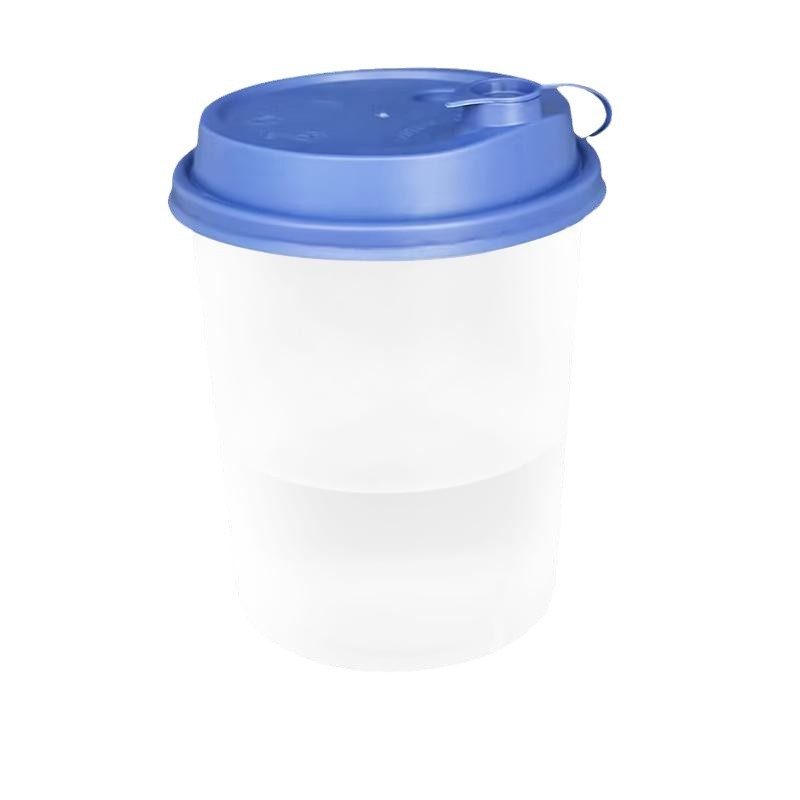 Jednokratni poklopac za šalicu čaja s mlijekom, protiv propuštanja, injekcijski oblikovan PP, okrugli, 601–700 ml, deblji