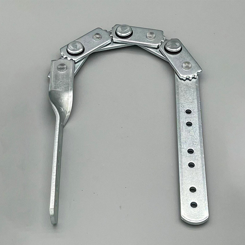 Dvostrani teški šarniri za kauč, dugi zubi, model JQ7-8N, nehrđajući čelik, unutarnja upotreba, elektroplatiranje