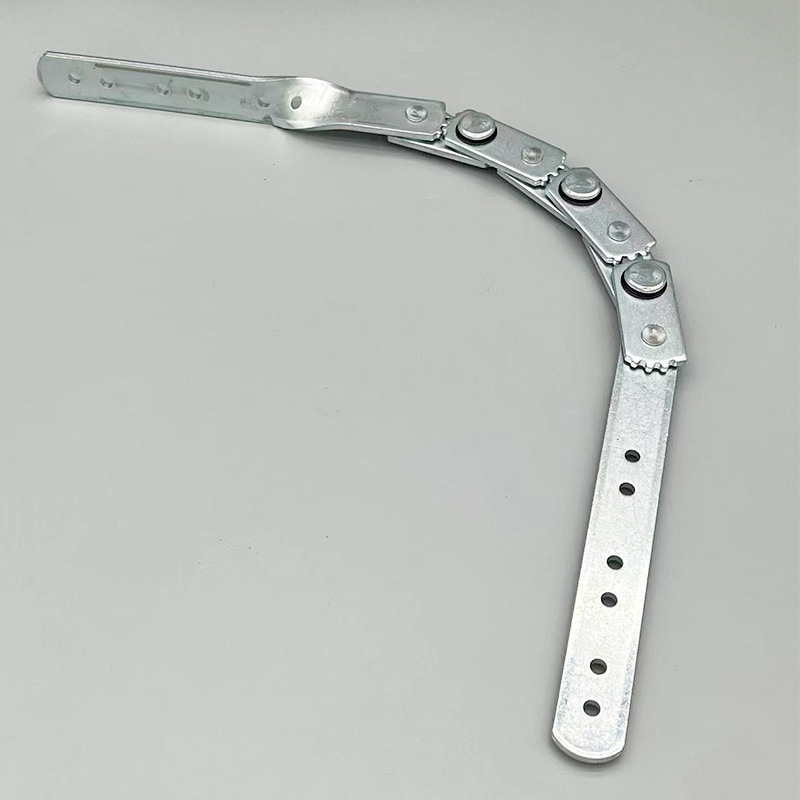 Dvostrani teški šarniri za kauč, dugi zubi, model JQ7-8N, nehrđajući čelik, unutarnja upotreba, elektroplatiranje