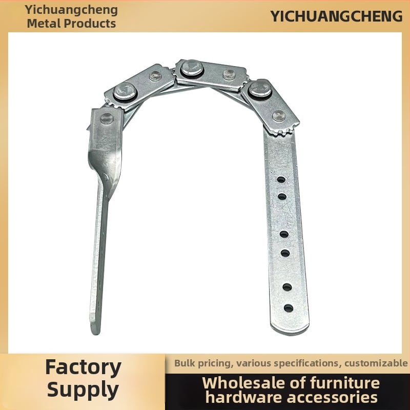 Dvostrani teški šarniri za kauč, dugi zubi, model JQ7-8N, nehrđajući čelik, unutarnja upotreba, elektroplatiranje