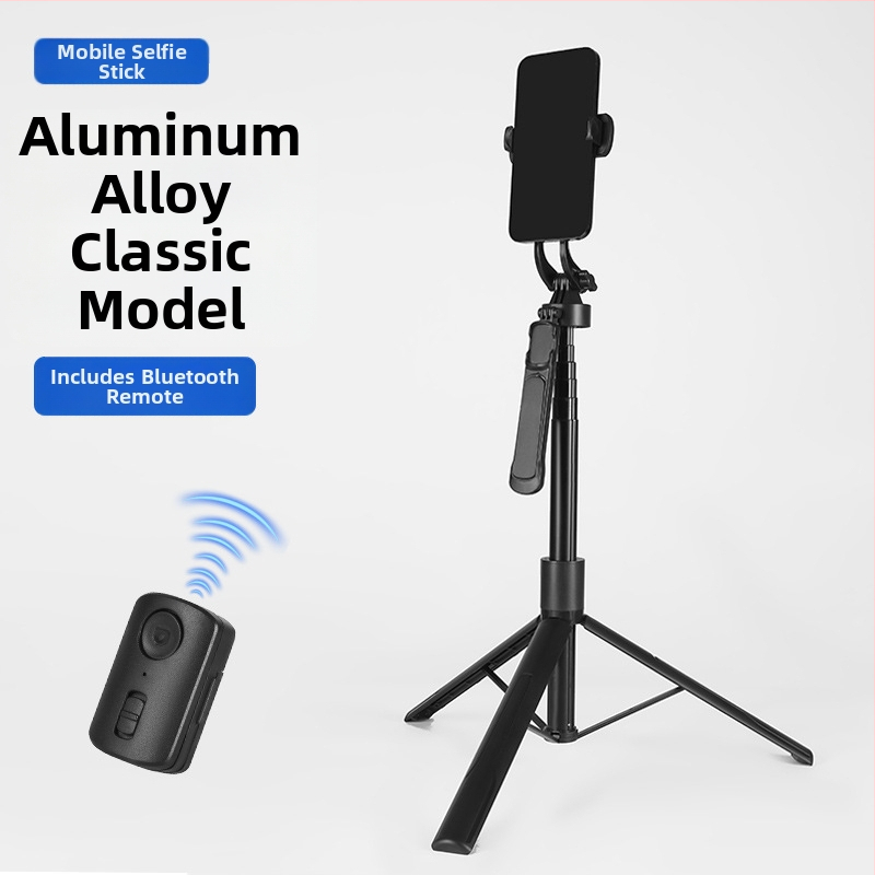 Stativ za mobitel sa selfie-stativom, aluminijska legura, Bluetooth daljinsko upravljanje, model S06
