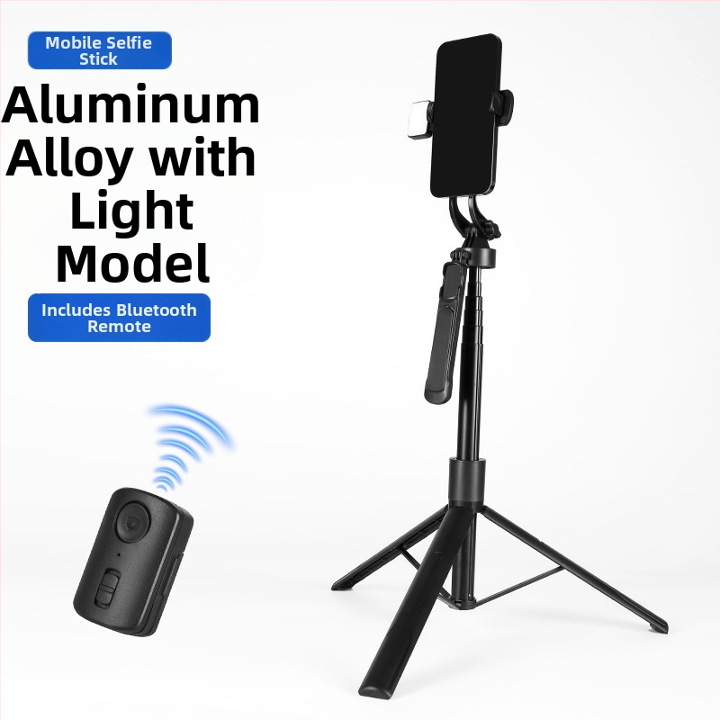 Stativ za mobitel sa selfie-stativom, aluminijska legura, Bluetooth daljinsko upravljanje, model S06