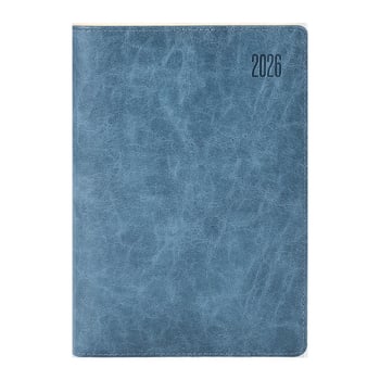 Caiet cu copertă PU, legare cusută, hârtie Dowling, 80 g/m², 100–200 pagini – planificare zilnică pentru 365 de zile