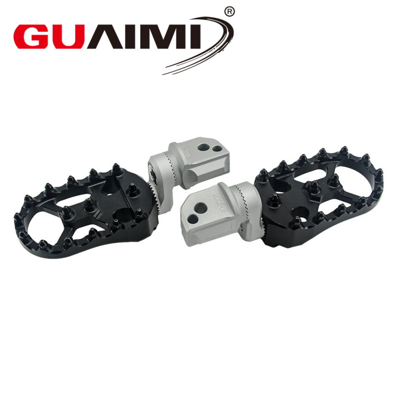 GUAIMI zadné pedále pre BMW R1300GS 2023+, nastaviteľné otáčavé, kovové, povrchová úprava pečenou farbou