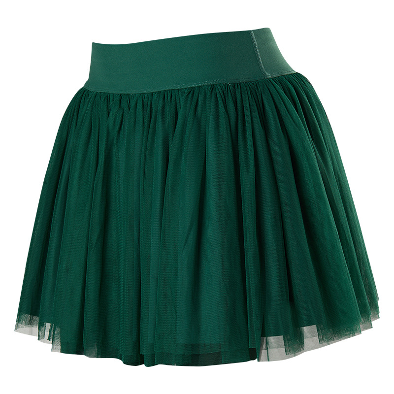 Дамска спортна тенис пола с подплата и двойни мрежести шорти (Долен стил: къса пола; Подплата: нейлон; Външна материя: полиестер; Възрастова група: възрастни; Година: 2025)