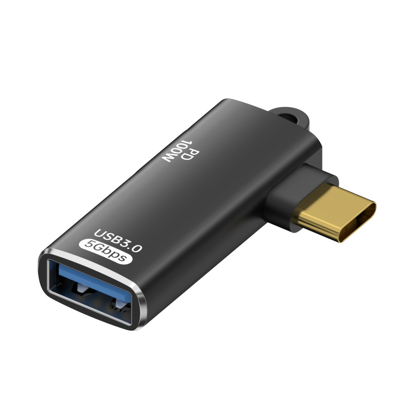 Adaptor Type-C la USB OTG cu alimentare PD — încărcare în timpul utilizării și suport pentru TV box extern