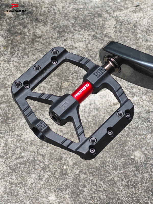 Педал за велосипед PROMEND PD-R65, nylon корпус и ос от хром-молибденова стомана, за планински и шосейни велосипеди