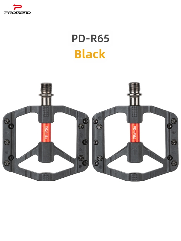 Promend PD-R65 bicyklistický pedál, nylonové telo a osa z chróm-molybdenovej ocele, pre horské a cestné bicykle