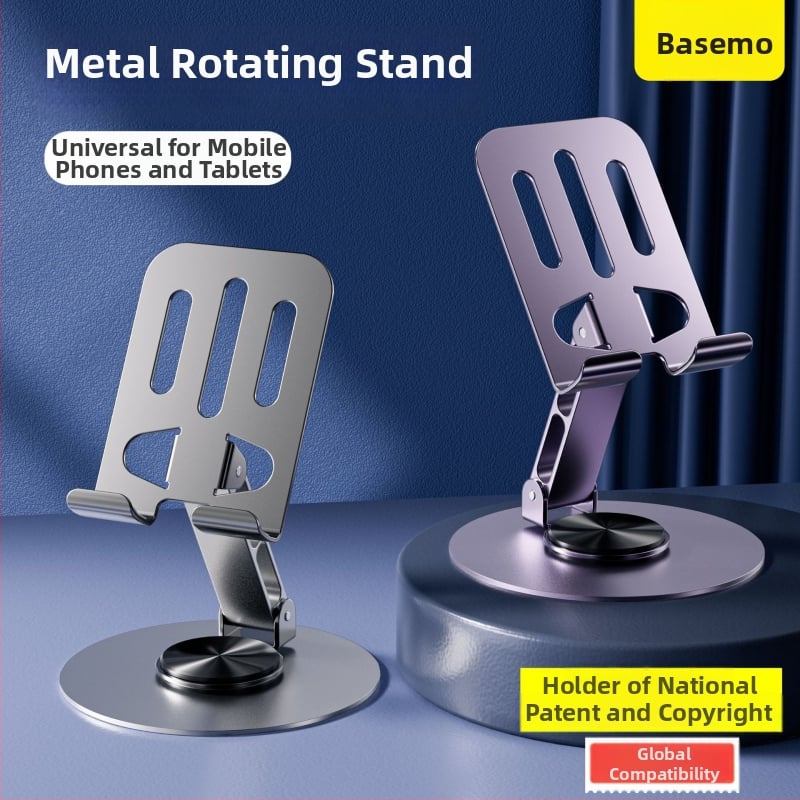 Μεταλλική βάση τραπεζιού για κινητό, περιστρεφόμενη και αναδιπλούμενη, αντιδονητική, καθολικός σχεδιασμός