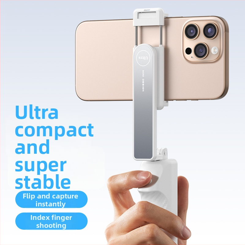 Χειρολαβή Bluetooth selfie stick με σταθεροποίηση, τηλεσκοπική, με τηλεχειριστήριο, σώμα από κράμα αλουμινίου-ABS