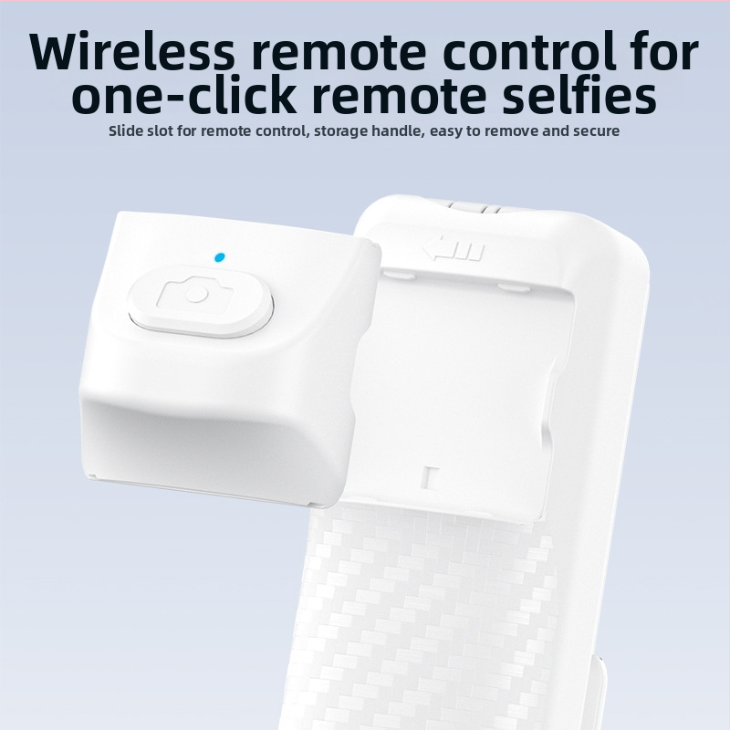 Χειρολαβή Bluetooth selfie stick με σταθεροποίηση, τηλεσκοπική, με τηλεχειριστήριο, σώμα από κράμα αλουμινίου-ABS