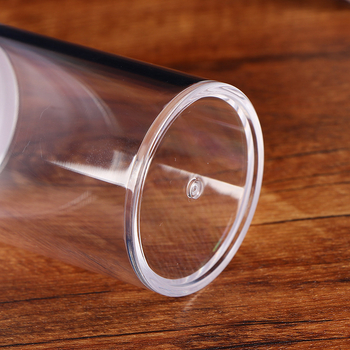 PS műanyagból készült nedvességálló zárható kapszulás palack, PET blow molding technikával gyártva, fedéllel, üvegtartalmú stílusú csomagolás, testreszabható kapacitás