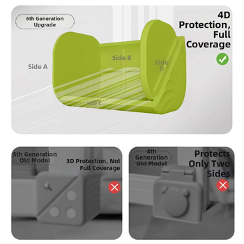 Ochranný roh okna, proti kolízii, odolný voči opotrebeniu, silikónový materiál, automatické resetovanie
