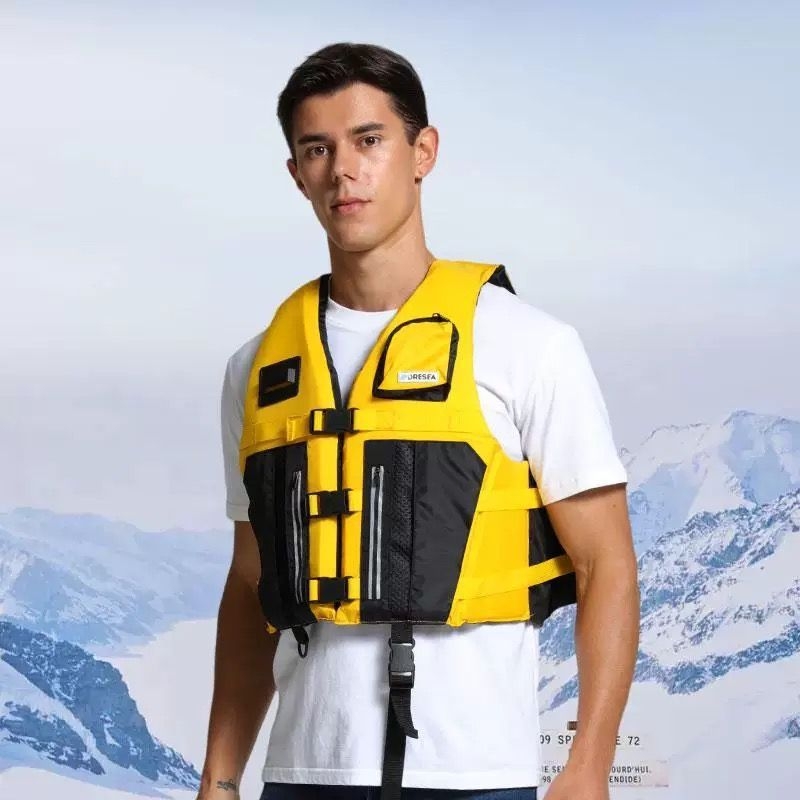 Felnőtt kültéri többfunkciós mentőmellény horgászathoz és csónakázáshoz