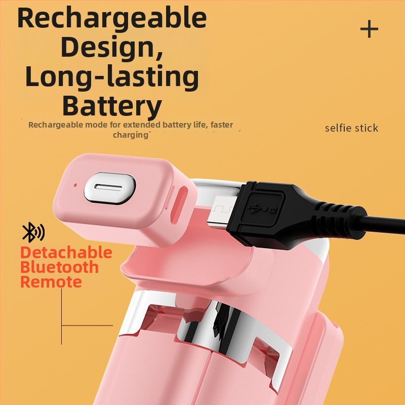 M03S четирикрак трипод с Bluetooth селфи стика и LED осветление за снимки; Материал: неръждаема стомана + ABS; Дистанционно управление; Модел: M03/M03S