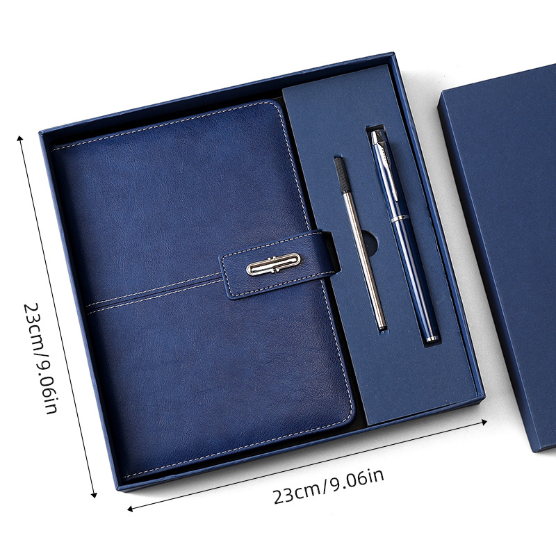 Bőrborítású notesz, vezeték nélküli kötés, Dowling papír 80 g, 100–200 oldal