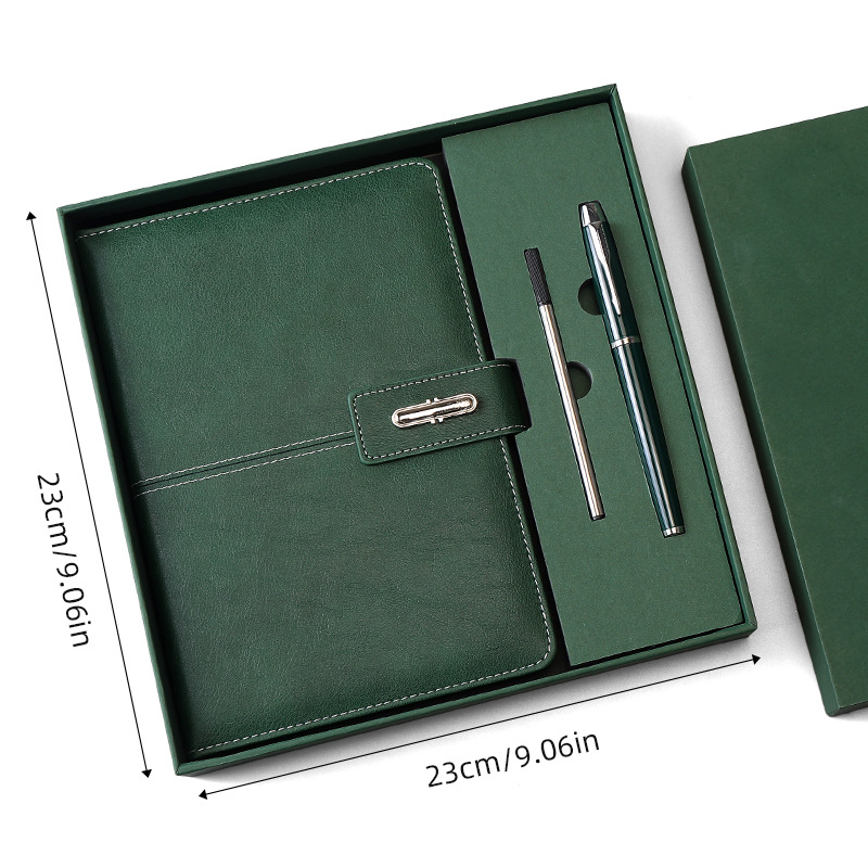 Bőrborítású notesz, vezeték nélküli kötés, Dowling papír 80 g, 100–200 oldal