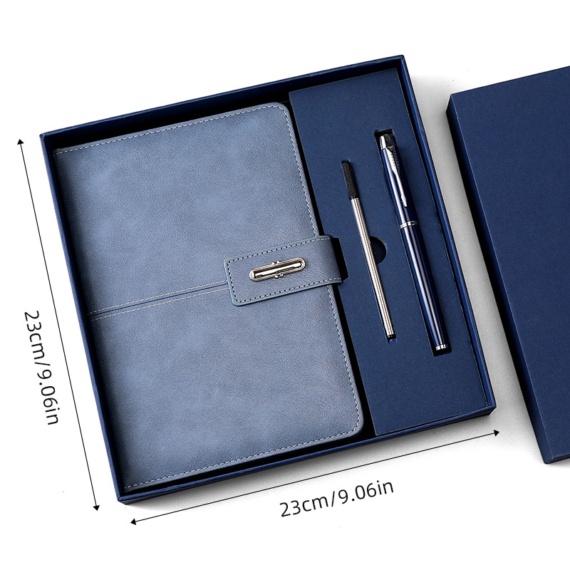 Bőrborítású notesz, vezeték nélküli kötés, Dowling papír 80 g, 100–200 oldal