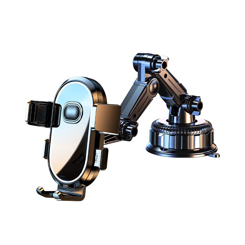 Държач за телефон за автомобил – универсален, монтаж с вакуумна чашка, за предното стъкло и табло, без захранване