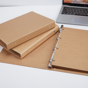 Hang Mei jegyzetfüzet kraft papír borítóval, kötés laza, erdőpapírból készült szöveg, 30 oldal