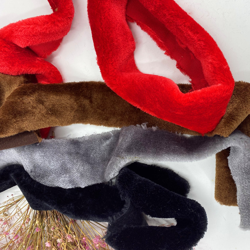 Plüss cipőszegély szalag, modell Hair Mouth Strip, anyaga plüss, téli lábbelikhez