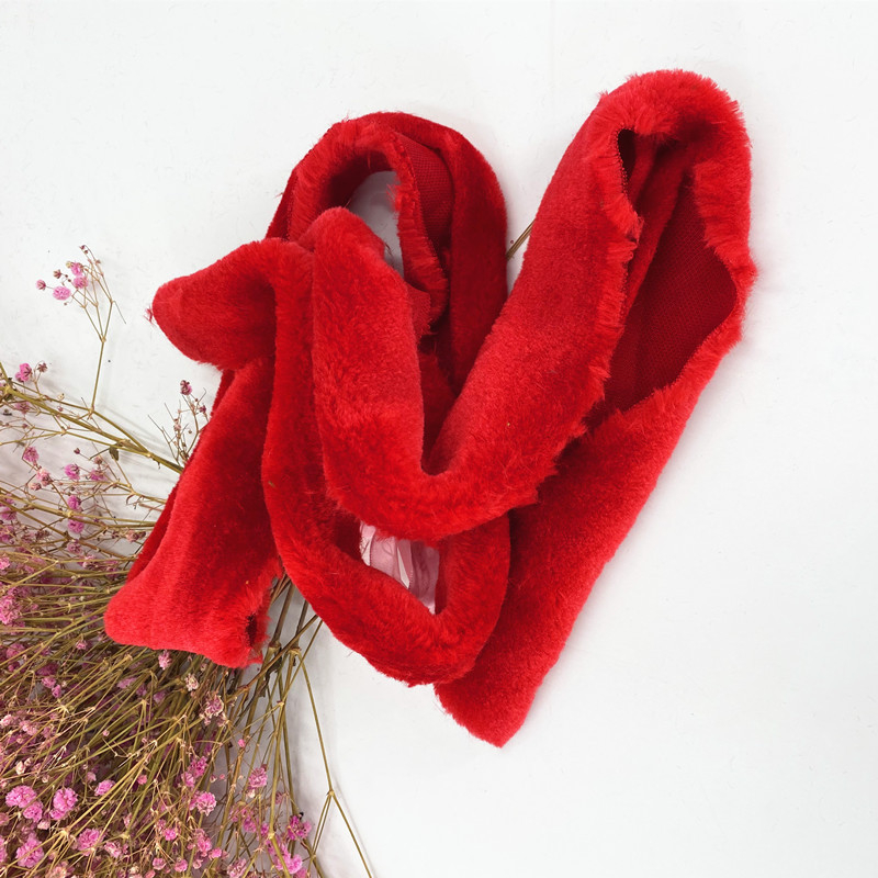 Plüss cipőszegély szalag, modell Hair Mouth Strip, anyaga plüss, téli lábbelikhez