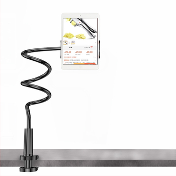 Επιτραπέζια βάση για κινητά τηλέφωνα και ταμπλέτες, ABS + αλουμίνιο, ράβδος διαμέτρου 10 mm/12 mm, κατάλληλη για βίντεο, ζωντανή μετάδοση και διαδικτυακά μαθήματα