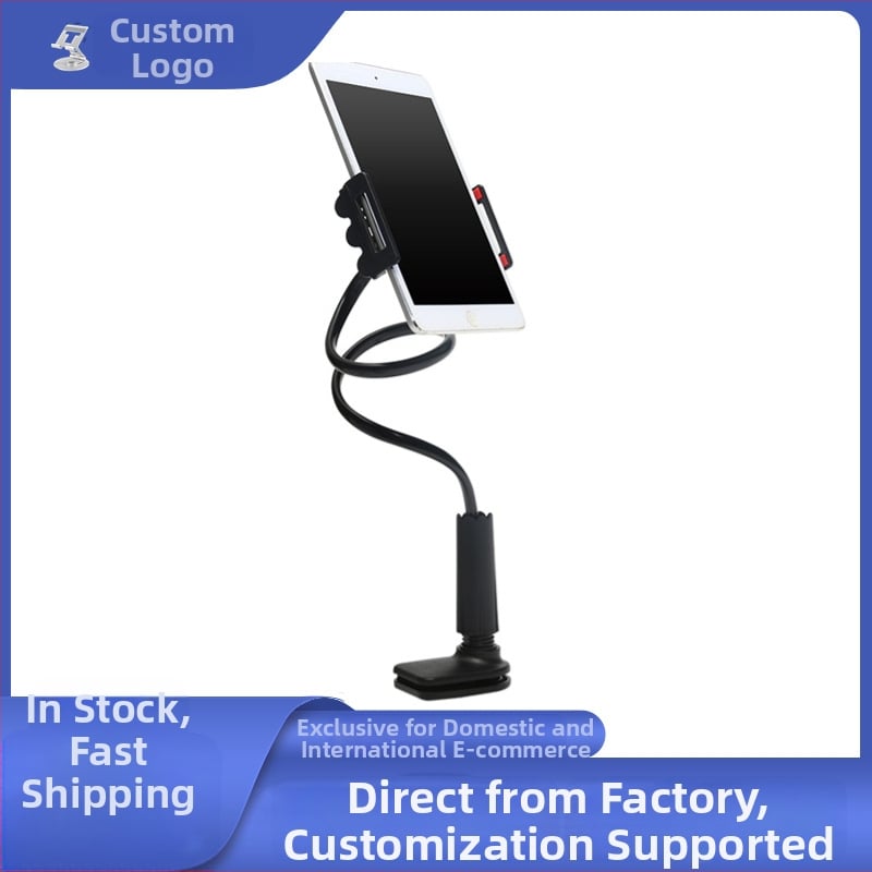 Επιτραπέζια βάση για κινητά τηλέφωνα και ταμπλέτες, ABS + αλουμίνιο, ράβδος διαμέτρου 10 mm/12 mm, κατάλληλη για βίντεο, ζωντανή μετάδοση και διαδικτυακά μαθήματα