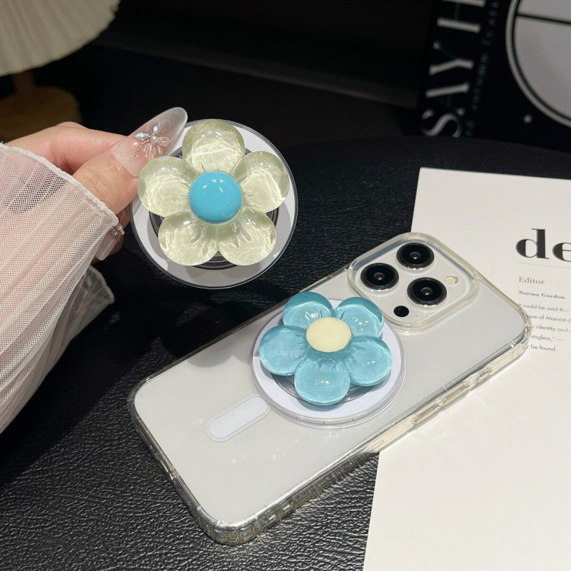 Floralni magnetski držač za telefon sa stražnjim zračnim jastučićem, MagSafe kompatibilan