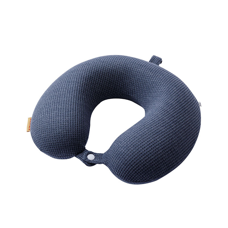 У-образна възглавница за шия за пътуване, паметна пяна, 100% паметна пяна, плетена калъфка, за възрастни, тегло до 0,5 кг