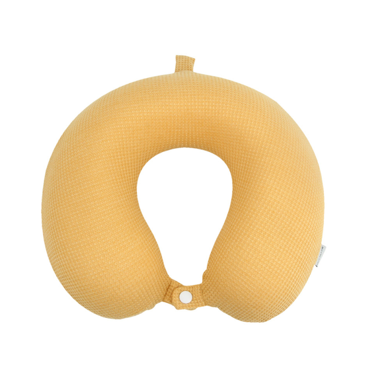 У-образна възглавница за шия за пътуване, паметна пяна, 100% паметна пяна, плетена калъфка, за възрастни, тегло до 0,5 кг
