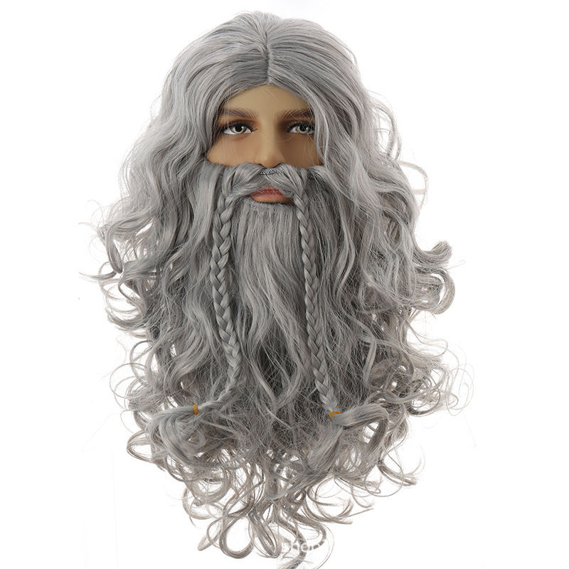 Cosplay perika — domaća svila, duga ravna kosa s šiškama, kratka duljina, model hl1