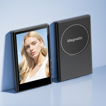 Безжичен магнитен проектор за смартфон със задно монтиране и разделен монитор за лайв стрийминг на открито, Bluetooth и дистанционно управление