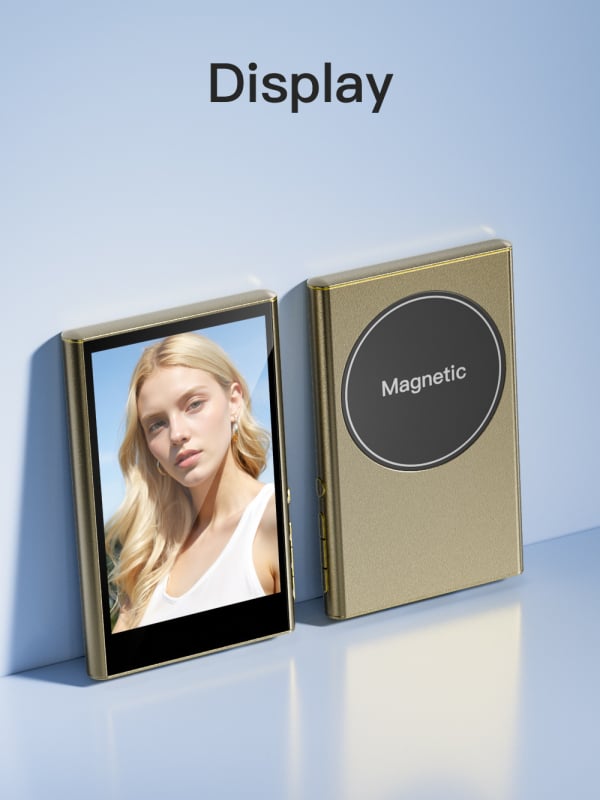 Безжичен магнитен проектор за смартфон със задно монтиране и разделен монитор за лайв стрийминг на открито, Bluetooth и дистанционно управление