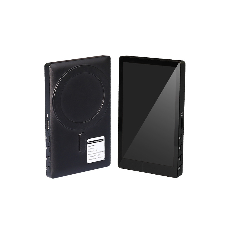 Безжичен магнитен проектор за смартфон със задно монтиране и разделен монитор за лайв стрийминг на открито, Bluetooth и дистанционно управление