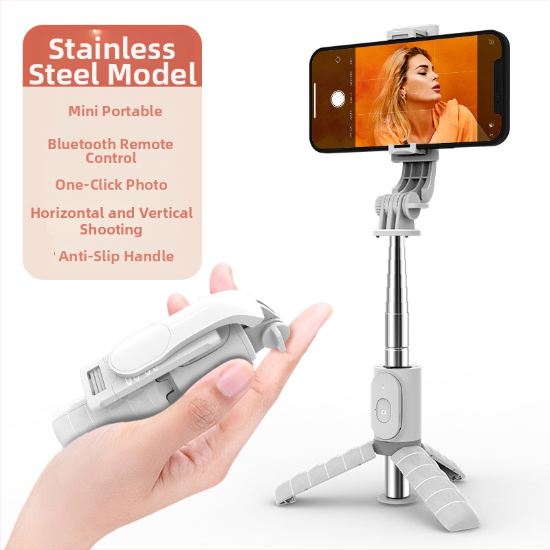 Bluetooth diaľkové ovládanie – mini selfie tyč so statívom pre telefóny, všetko v jednom, hliníková zliatina, model Q10