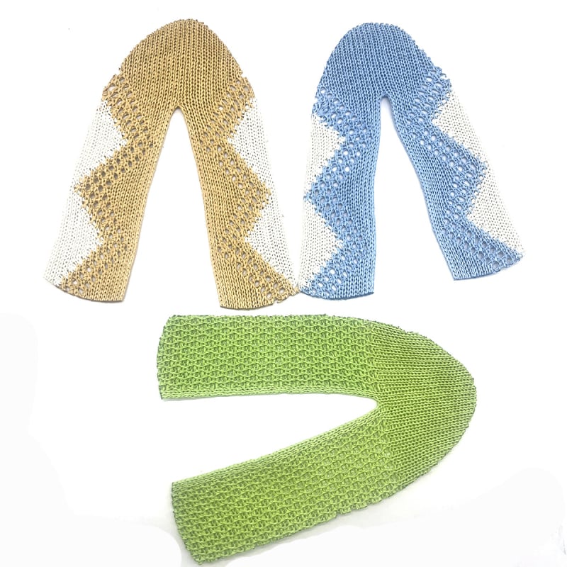 Gornji dio ženskih sandala i casual cipela – PP grass, 3D fly-woven izrez, U-oblik, BY-001
