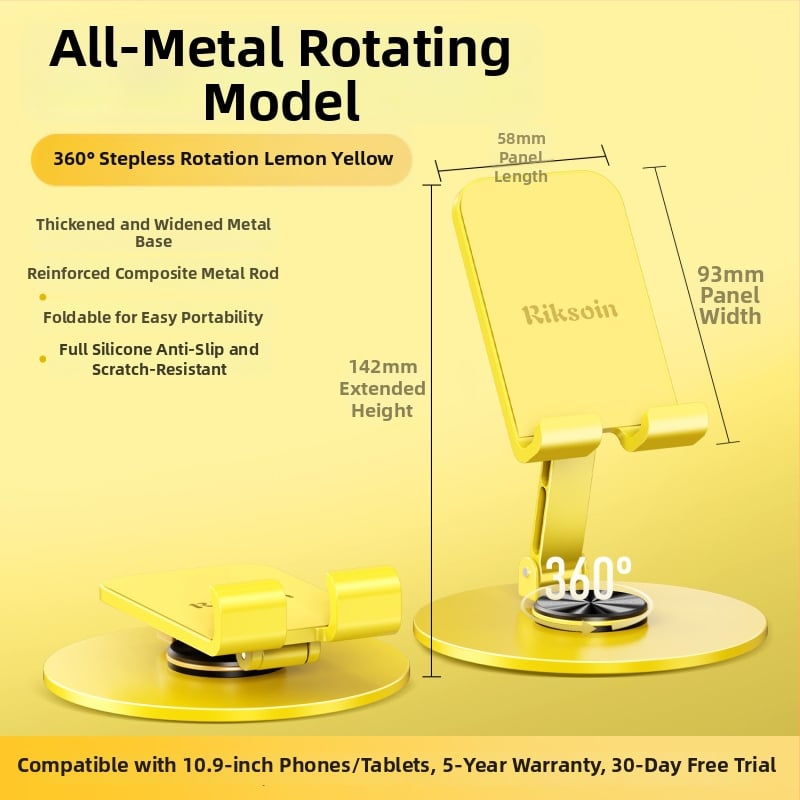 Rexon Επιτραπέζιο Στήριγμα – Μεταλλικό, Αναδιπλούμενο και Περιστρεφόμενο, Δημιουργικό Στυλ