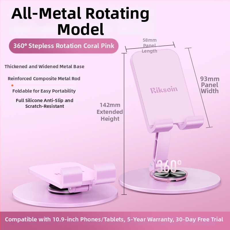 Rexon Επιτραπέζιο Στήριγμα – Μεταλλικό, Αναδιπλούμενο και Περιστρεφόμενο, Δημιουργικό Στυλ