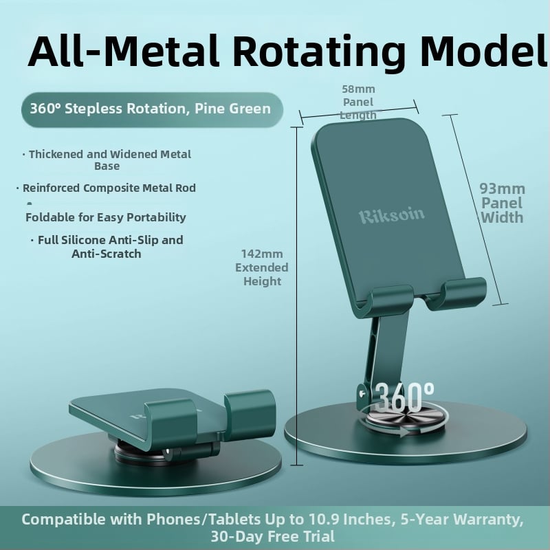 Rexon Επιτραπέζιο Στήριγμα – Μεταλλικό, Αναδιπλούμενο και Περιστρεφόμενο, Δημιουργικό Στυλ