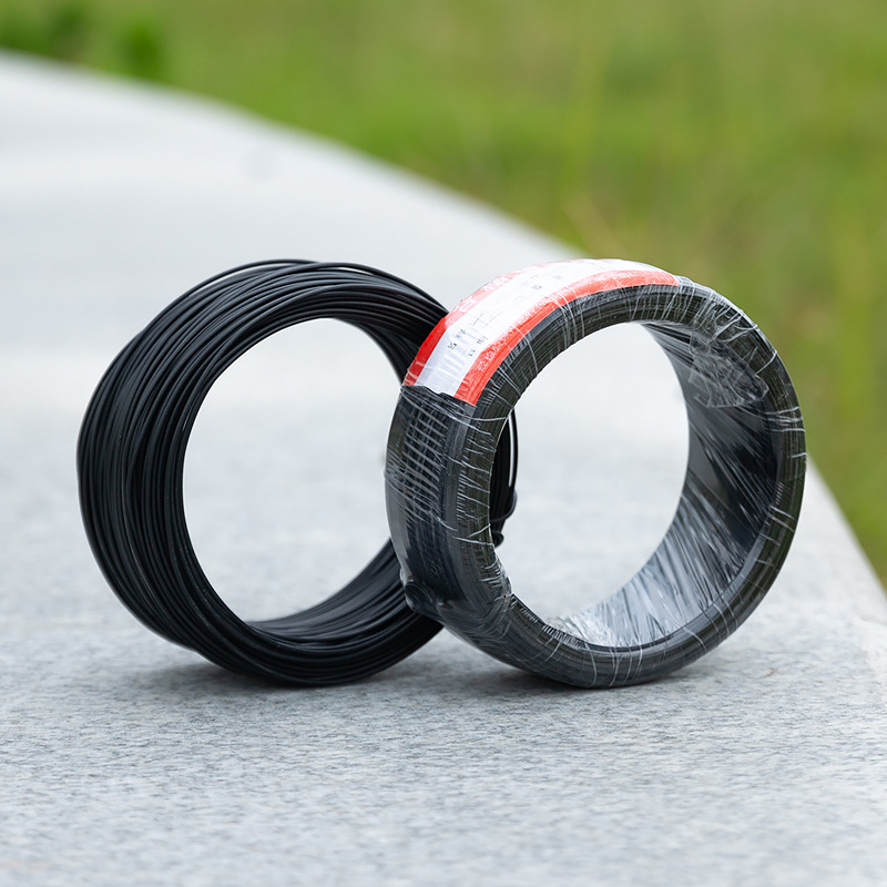 Set de grădină pentru uz casnic: sârmă de fier acoperită PVC pentru legare, diametre 0,55/0,75/0,9 mm