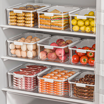 Cutie de păstrare a alimentelor Yufa - PET, 5L+, pătrată, 60 buc.