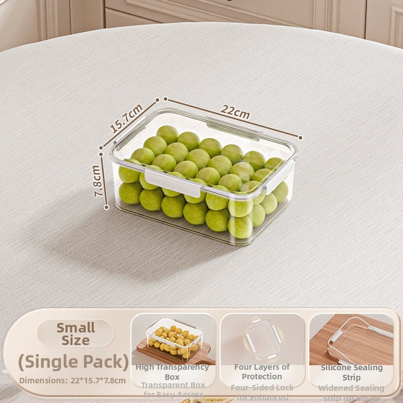 Cutie de păstrare a alimentelor Yufa - PET, 5L+, pătrată, 60 buc.