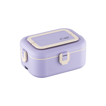 Δοχείο μεσημεριανού από ανοξείδωτο ατσάλι 304, μονωμένο, με ηλεκτρική θέρμανση συνδεδεμένη στην πρίζα, χωρητικότητας 0,8–1,0 L, σφραγιζόμενο με διαχωριστικά πλέγματα