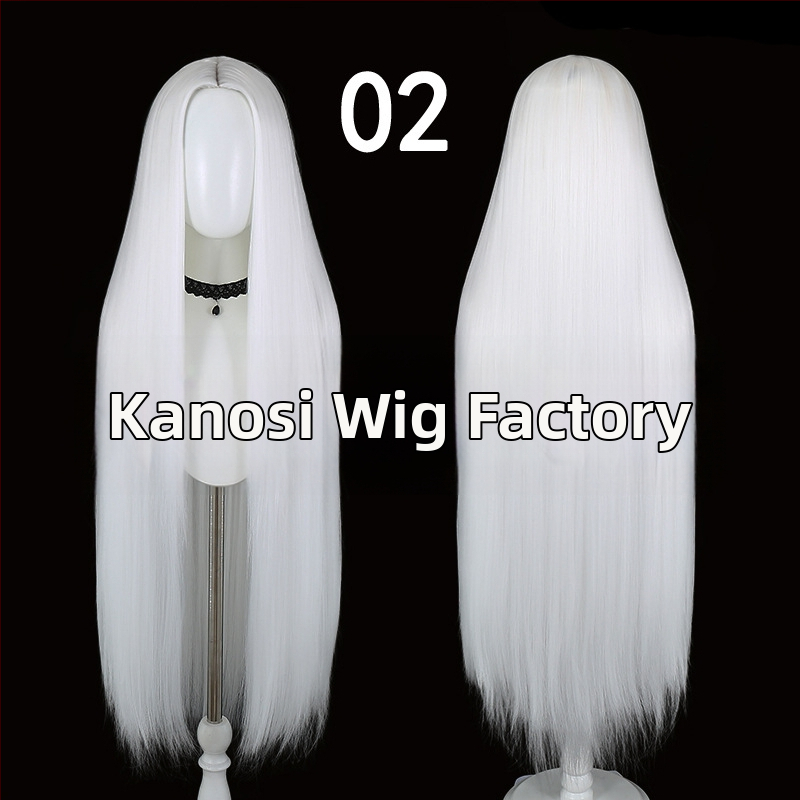 Perucă cosplay, stil anime, model 188AS, fibre cu temperatură înaltă, țesătură țesută