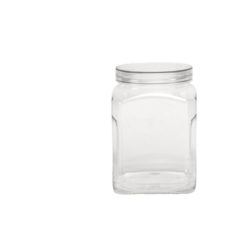 PET пластмасова консерва за ядки и сушени плодове, модел 950, с метална кристална капачка