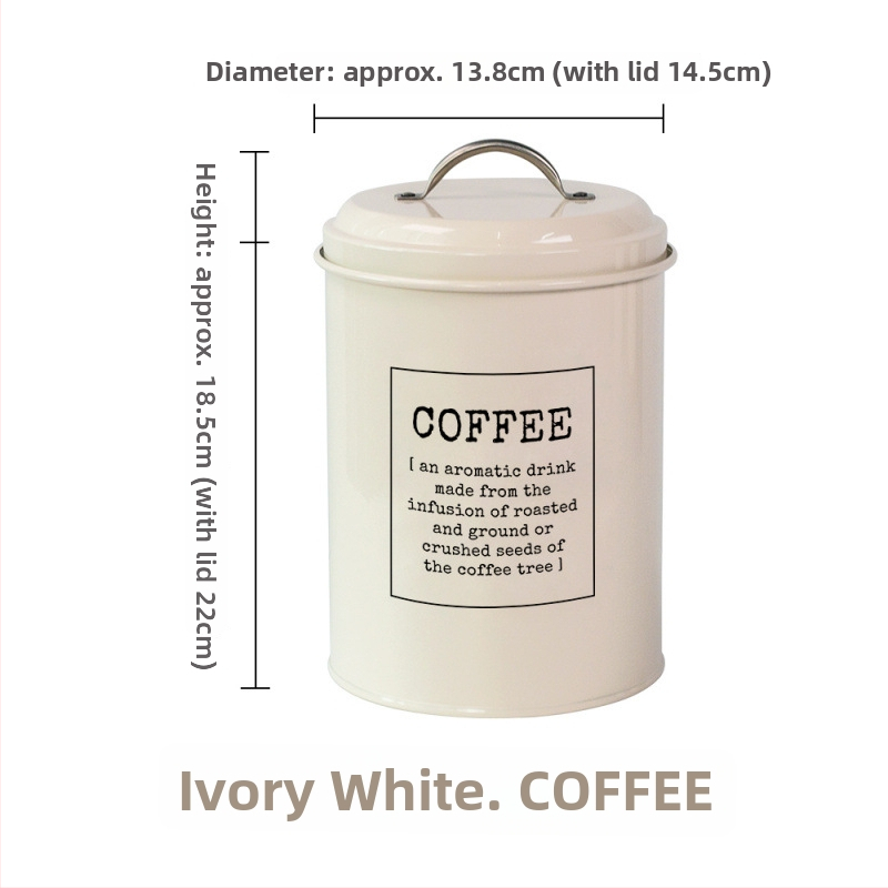 Cutie de păstrare a prospețimii – metalică, cilindrică, stil retro, capacitate sub 300 ml