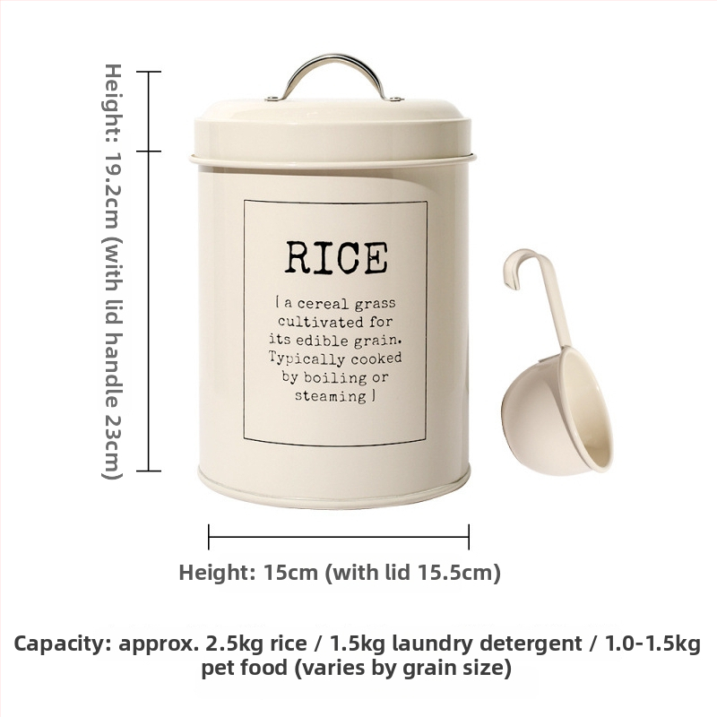 Cutie de păstrare a prospețimii – metalică, cilindrică, stil retro, capacitate sub 300 ml